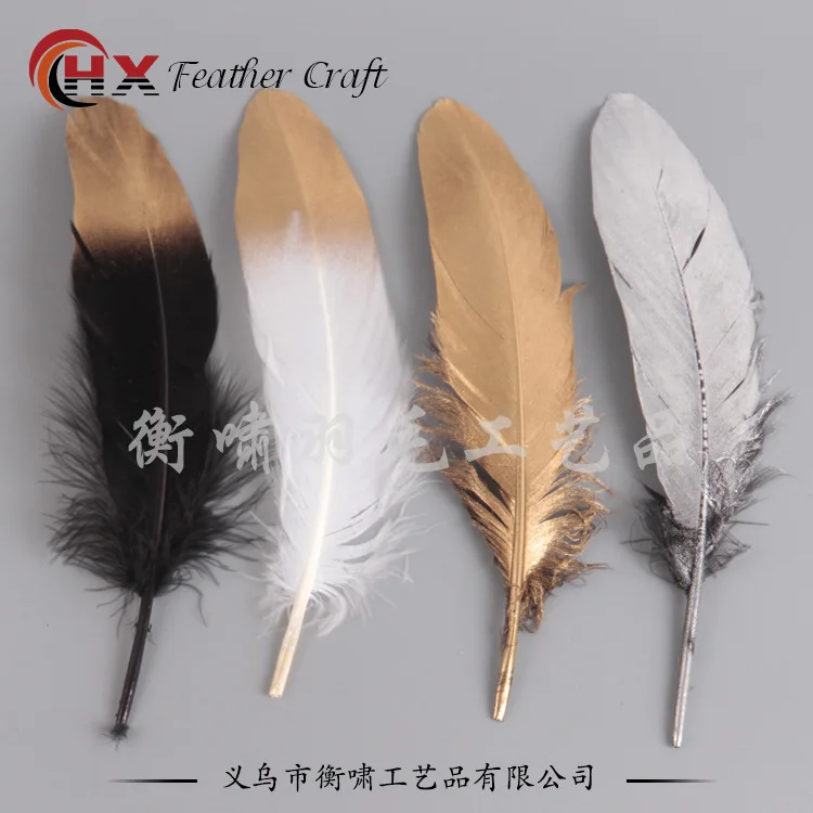 Goose feather large floating spray gold feather silver golden feather DIY decoration 50 pieces / pack
Goose feather large floating spray gold feather silver golden feather DIY decoration 50 pieces / pack