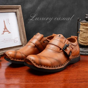 Eosnyx 2018 New Men's Height Increasing 5CM Shoes Casual Male Shoes Men Genuine Leather Shoes Designer Leather Flat Shoes Black
Eosnyx 2018 New Men's Height Increasing 5CM Shoes Casual Male Shoes Men Genuine Leather Shoes Designer Leather Flat Shoes Black