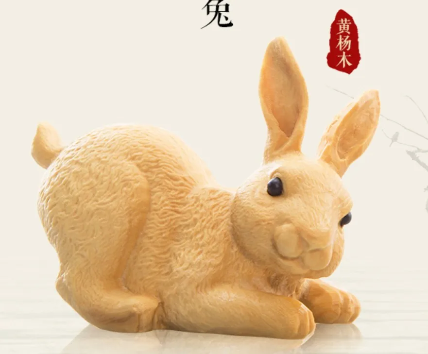 Pocket rabbit joy clear boxwood carving car decoration handicraft rabbit Boxwood carving vehicle wood statue
Pocket rabbit joy clear boxwood carving car decoration handicraft rabbit Boxwood carving vehicle wood statue