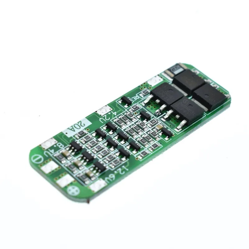 3S 20A 18650 Li-ion Lithium Battery Charger PCB BMS Protection Board For Drill Motor 12.6V Lipo Cell Module 64x20x3.4MM
3S 20A 18650 Li-ion Lithium Battery Charger PCB BMS Protection Board For Drill Motor 12.6V Lipo Cell Module 64x20x3.4MM