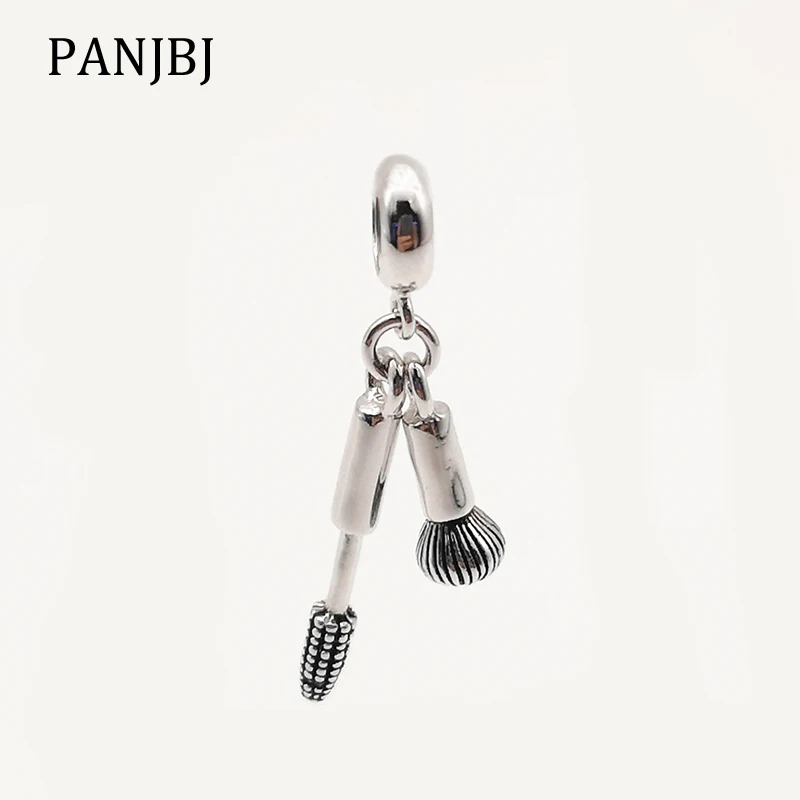 New 100% 925 Sterling Silver Bead Charm Makeup Brush Lash Curler Pendant Charms Fit Pandora Bracelet Necklace DIY Women Jewelry
New 100% 925 Sterling Silver Bead Charm Makeup Brush Lash Curler Pendant Charms Fit Pandora Bracelet Necklace DIY Women Jewelry