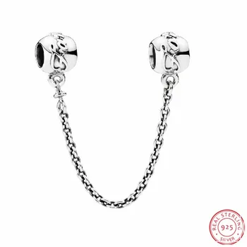 925 Sterling Silver Family Ties Safety Chains Engraved 'Family Forever' DIY Fit PANDORA Charms for Women Jewelry Making SF010
925 Sterling Silver Family Ties Safety Chains Engraved 'Family Forever' DIY Fit PANDORA Charms for Women Jewelry Making SF010
