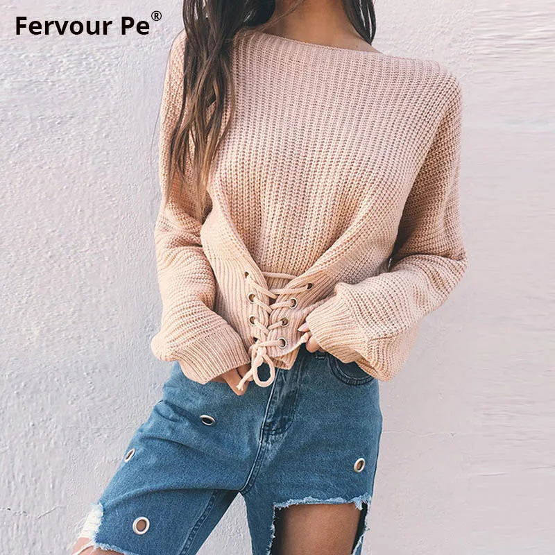 2019 Autumn winter sweater women one-word collar sexy Waistband Lace Up bat sleeve sweater MY19007
2019 Autumn winter sweater women one-word collar sexy Waistband Lace Up bat sleeve sweater MY19007