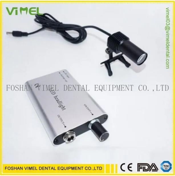 Portable Head Light Lamp for Dental Surgical Medical Binocular Loupe with clip Silver Color LED
Portable Head Light Lamp for Dental Surgical Medical Binocular Loupe with clip Silver Color LED