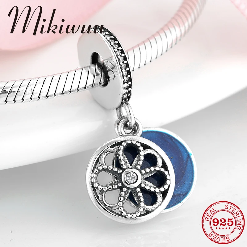 Warm love 925 Sterling Silver Melt my heart Blue Enamel Flower CZ Pendant Jewelry making fit Original Pandora Charm Bracelet
Warm love 925 Sterling Silver Melt my heart Blue Enamel Flower CZ Pendant Jewelry making fit Original Pandora Charm Bracelet