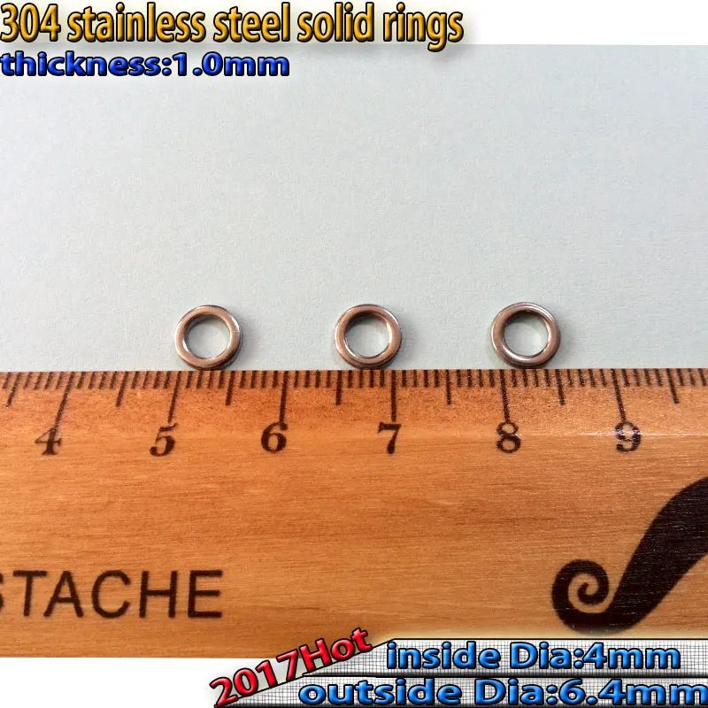 new2017 the best stainless steel with lures ring 80pcs/lot fishing solid ring size:1.0mm*4mm*6.4mm test:166kg
new2017 the best stainless steel with lures ring 80pcs/lot fishing solid ring size:1.0mm*4mm*6.4mm test:166kg