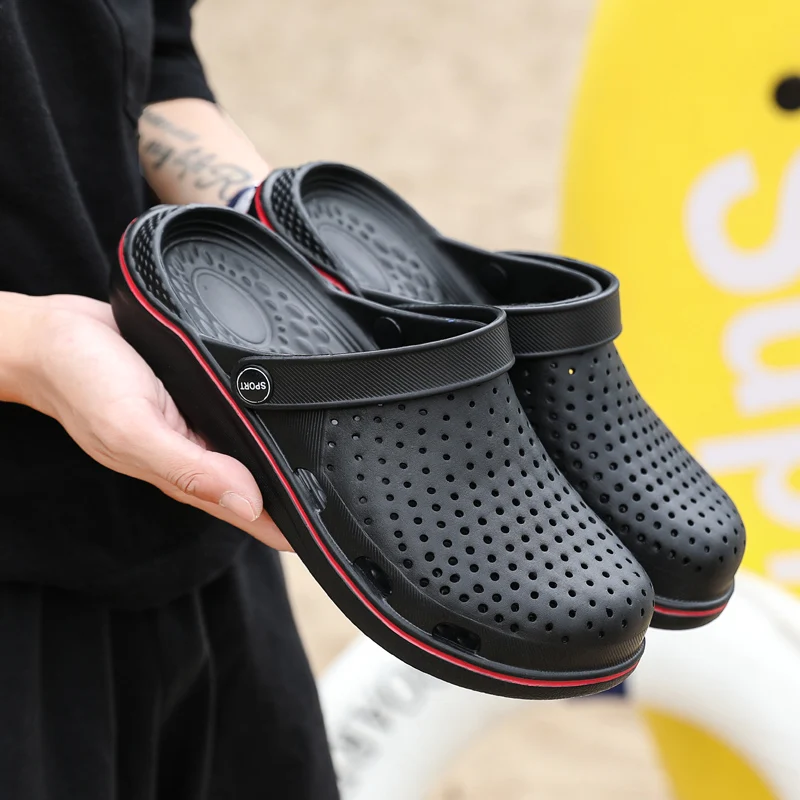 Summer Croc Clogs Slip On Garden Lightweight Beach Sandals Flip Flop Men Casual Water Aqua Slipper Swimming Hollow Classic Shoes
Summer Croc Clogs Slip On Garden Lightweight Beach Sandals Flip Flop Men Casual Water Aqua Slipper Swimming Hollow Classic Shoes