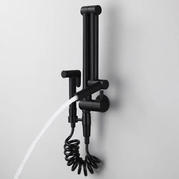 Kitchen Faucet Foldable Kitchen Sink Mixer Tap Brass Black/Golden/Chrome 360 Degree Single Cold Wall Mounted Rotating Bidet tap
Kitchen Faucet Foldable Kitchen Sink Mixer Tap Brass Black/Golden/Chrome 360 Degree Single Cold Wall Mounted Rotating Bidet tap