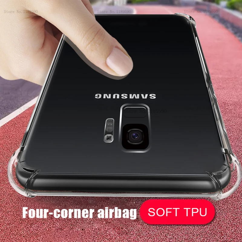 Shockproof Phone Case For Samsung Galaxy S10 Plus Note 8 S9 S8 A6 A8 Plus 2018 Soft Clear Cover on S10e A30 A50 A10 A20 A70 A40
Shockproof Phone Case For Samsung Galaxy S10 Plus Note 8 S9 S8 A6 A8 Plus 2018 Soft Clear Cover on S10e A30 A50 A10 A20 A70 A40