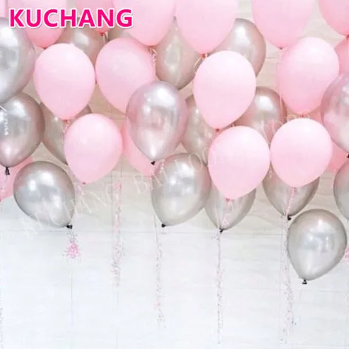 30pcs 3.2g Pearly Silver Pink Latex Balloons Baby Shower Wedding Birthday Party Decorations Princess Theme Party Helium Balls
30pcs 3.2g Pearly Silver Pink Latex Balloons Baby Shower Wedding Birthday Party Decorations Princess Theme Party Helium Balls