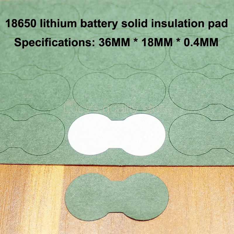 100pcs/lot 18650 Lithium Battery Solid Insulation Pad 2S Barley Paper Mesh Pad Green Casing Paper Insulation Pad
100pcs/lot 18650 Lithium Battery Solid Insulation Pad 2S Barley Paper Mesh Pad Green Casing Paper Insulation Pad