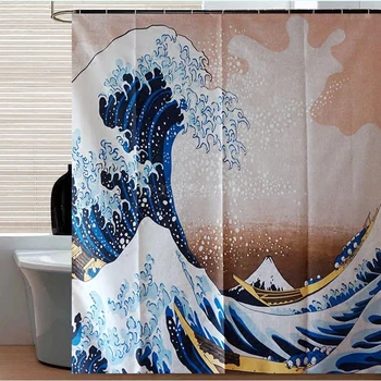 Famous God Nachuan Wave Ocean Surf Scenery Printing Bathroom Decor Bath Shower Curtain 180 *
Famous God Nachuan Wave Ocean Surf Scenery Printing Bathroom Decor Bath Shower Curtain 180 *