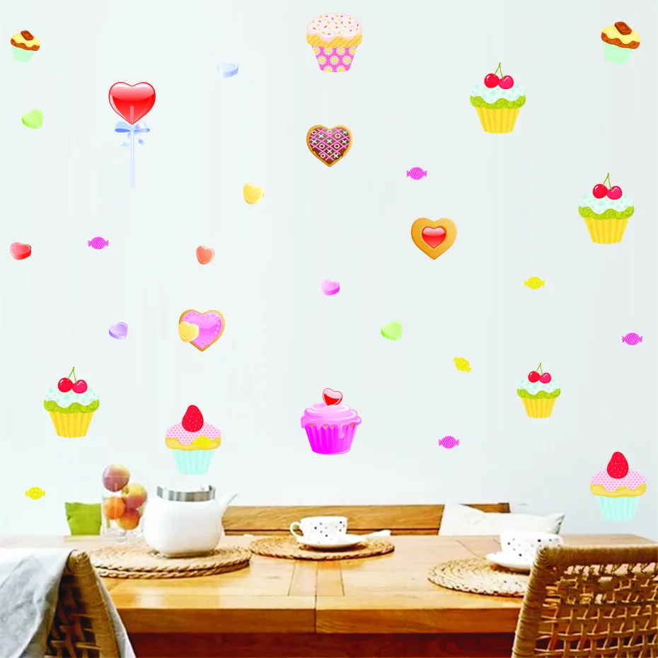 Cute Small Cake Dessert Wall Stickers DIY Art Decals Little Baker Kids Children's sticker Home Decor Living Room Bedroom Mural
Cute Small Cake Dessert Wall Stickers DIY Art Decals Little Baker Kids Children's sticker Home Decor Living Room Bedroom Mural