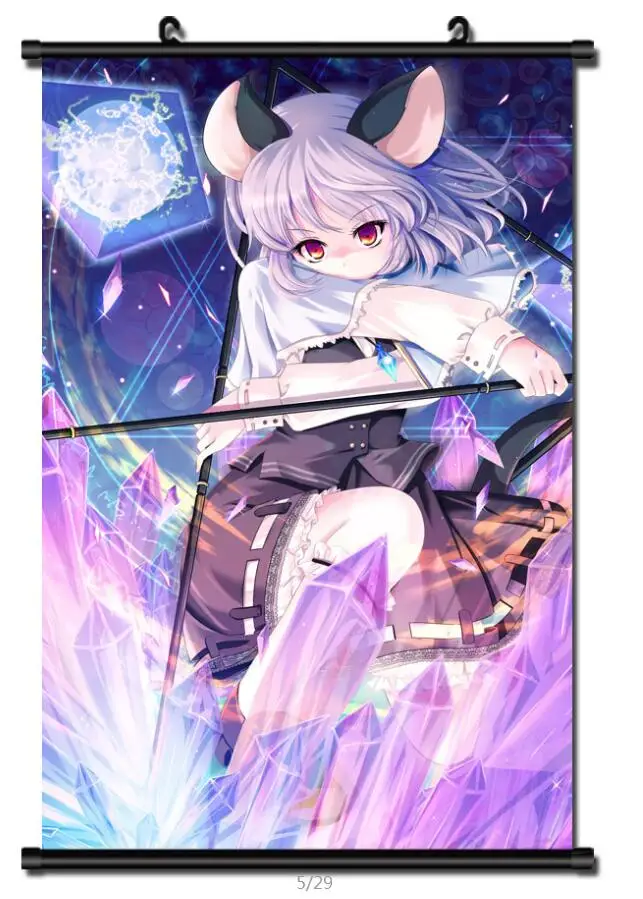 Japanese Decorative Pictures Anime TouHou Project Undefined Fantastic Object sexy girl Nazrin Home Decor Wall Scroll Poster
Japanese Decorative Pictures Anime TouHou Project Undefined Fantastic Object sexy girl Nazrin Home Decor Wall Scroll Poster