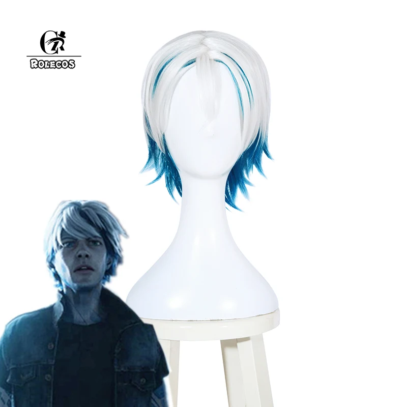 ROLECOS Movie Cosplay Wade Watts/Parzival Cosplay White Blue Mixed Color Short Hair Heat Resistant Synthetic Hair
ROLECOS Movie Cosplay Wade Watts/Parzival Cosplay White Blue Mixed Color Short Hair Heat Resistant Synthetic Hair
