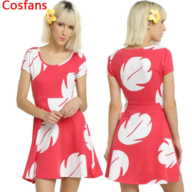 Cartoon Stitch Lilo Cosplay Dress Hawaiian Skater A Line Dress Women Vestidos Halloween Party Cosplay Costume Family Matching
Cartoon Stitch Lilo Cosplay Dress Hawaiian Skater A Line Dress Women Vestidos Halloween Party Cosplay Costume Family Matching