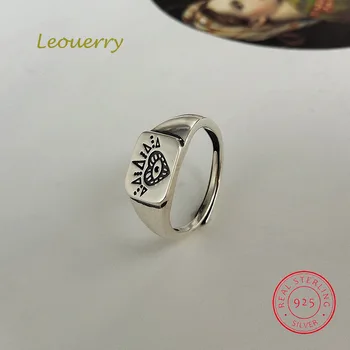Leouerry Square Tribal Imprint Ring 925 Sterling Silver Jewelry Vintage Resizable Rings Unisex Jewelry Gift for Man Women
Leouerry Square Tribal Imprint Ring 925 Sterling Silver Jewelry Vintage Resizable Rings Unisex Jewelry Gift for Man Women