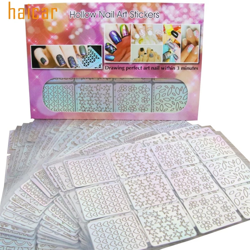 HAICAR 24 Sheets Reusable Hollow Nail Art Stickers Irregular Grid Stencil Stamping Template Nail Tools 170216 Drop Shipping
HAICAR 24 Sheets Reusable Hollow Nail Art Stickers Irregular Grid Stencil Stamping Template Nail Tools 170216 Drop Shipping