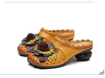 RUSHIMAN 2018 Summer New Product Women'S Shoes Are Made Of Leather Shoes With Leather Shoes And Floral Slippers Size 35-40
RUSHIMAN 2018 Summer New Product Women'S Shoes Are Made Of Leather Shoes With Leather Shoes And Floral Slippers Size 35-40
