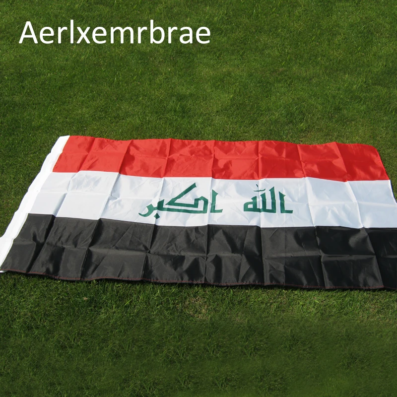 free shipping Iraq Flag Nation 3ft x 5ft Polyester Banner Custom flag All over the world Worldwide
free shipping Iraq Flag Nation 3ft x 5ft Polyester Banner Custom flag All over the world Worldwide