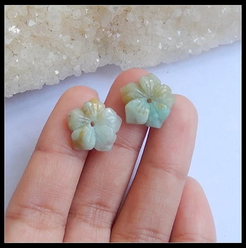 Hot Sale Natural Stone Carved Flower T Drilled Earring Bead 16x5mm 2.7g Beauty Jewelry Women Earrings Accessories
Hot Sale Natural Stone Carved Flower T Drilled Earring Bead 16x5mm 2.7g Beauty Jewelry Women Earrings Accessories