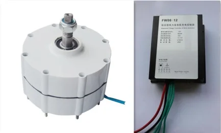 Brushless Three Phase 500w 12v Permanent Magnet Generator With Controller
Brushless Three Phase 500w 12v Permanent Magnet Generator With Controller