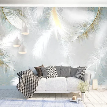Custom 3D Photo Wallpaper Modern Hand Painted Watercolour Feather Mural Wall Papers Home Decor Living Room Bedroom Wall Painting
Custom 3D Photo Wallpaper Modern Hand Painted Watercolour Feather Mural Wall Papers Home Decor Living Room Bedroom Wall Painting