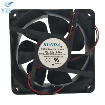 RD12038S24H DC 24V 0.28A 6.2W 2600RPM 12038 12CM 120*120*38mm Welding Machine Cooling Fan 2 Wires
RD12038S24H DC 24V 0.28A 6.2W 2600RPM 12038 12CM 120*120*38mm Welding Machine Cooling Fan 2 Wires