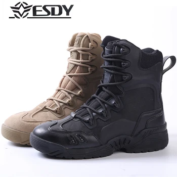 New2017 Outdoor ESDY U.S. military Boots Desert Combat Sneaker men's special high permeability shock boots tactical Hiking Shoes
New2017 Outdoor ESDY U.S. military Boots Desert Combat Sneaker men's special high permeability shock boots tactical Hiking Shoes