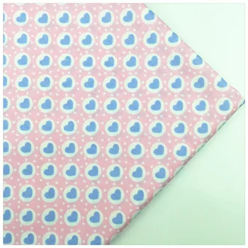 Tissue Telas Fabrics Heart Print Twill 100% Cotton Fabric Syunss For Curtain Kid Doll The Cloth Material Sewing Craft Patchwork
Tissue Telas Fabrics Heart Print Twill 100% Cotton Fabric Syunss For Curtain Kid Doll The Cloth Material Sewing Craft Patchwork