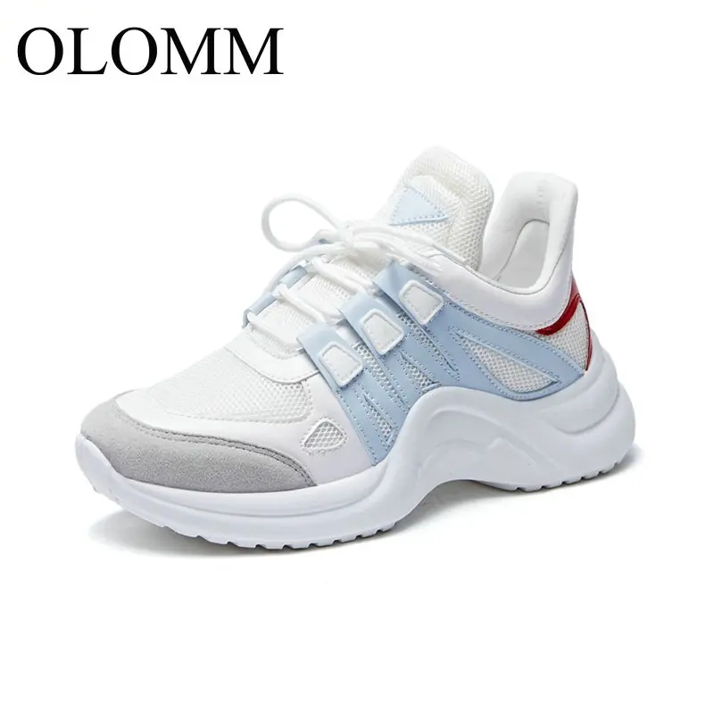 OLOMM 2019 autumn Vulcanize Female Fashion Sneakers Lace Up Soft High Leisure Footwears Breathable Mesh Women Casual Shoes TD-53
OLOMM 2019 autumn Vulcanize Female Fashion Sneakers Lace Up Soft High Leisure Footwears Breathable Mesh Women Casual Shoes TD-53