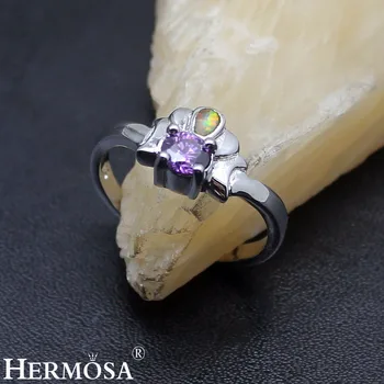Hermosa Jewelry Wedding Party Women Ring Unique Fashion Opal Silver Color Engagement Rings 8.5 # BKHM-007
Hermosa Jewelry Wedding Party Women Ring Unique Fashion Opal Silver Color Engagement Rings 8.5 # BKHM-007