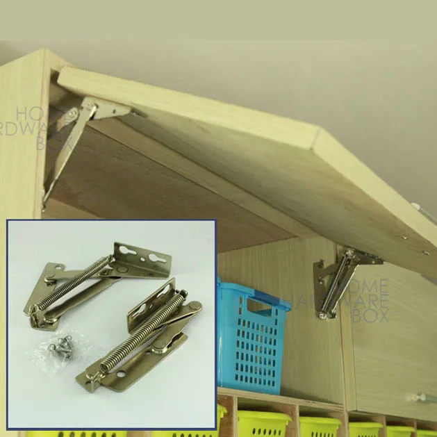 Pair Of Cabinet Door Lift Up Flap Top Support Spring Kitchen