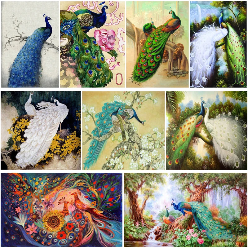 OUYIJIA Art Cartoon White Peacock 5D DIY Diamond Painting Animal Square Embroidery Mosaic Home Decoration Oil Bird Cross Stitch
OUYIJIA Art Cartoon White Peacock 5D DIY Diamond Painting Animal Square Embroidery Mosaic Home Decoration Oil Bird Cross Stitch