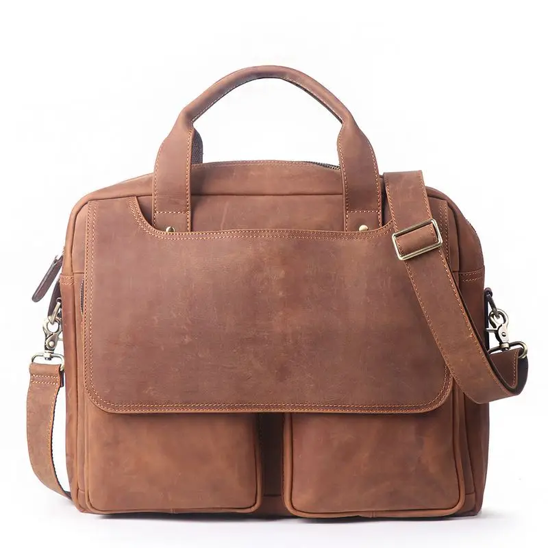 2019 Men Leather Brown Briefcase Business Handbag Messenger Bags Male Vintage Shoulder Bag Men's Large Laptop Travel Bags Hot
2019 Men Leather Brown Briefcase Business Handbag Messenger Bags Male Vintage Shoulder Bag Men's Large Laptop Travel Bags Hot