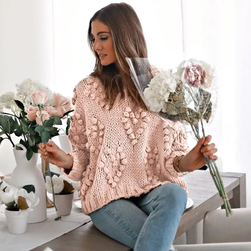 Aartiee Elegant ladies Lantern sleeve Knitted sweater women 2019 Autumn winter Long sleeve Pullovers female loose jumpers femme
Aartiee Elegant ladies Lantern sleeve Knitted sweater women 2019 Autumn winter Long sleeve Pullovers female loose jumpers femme