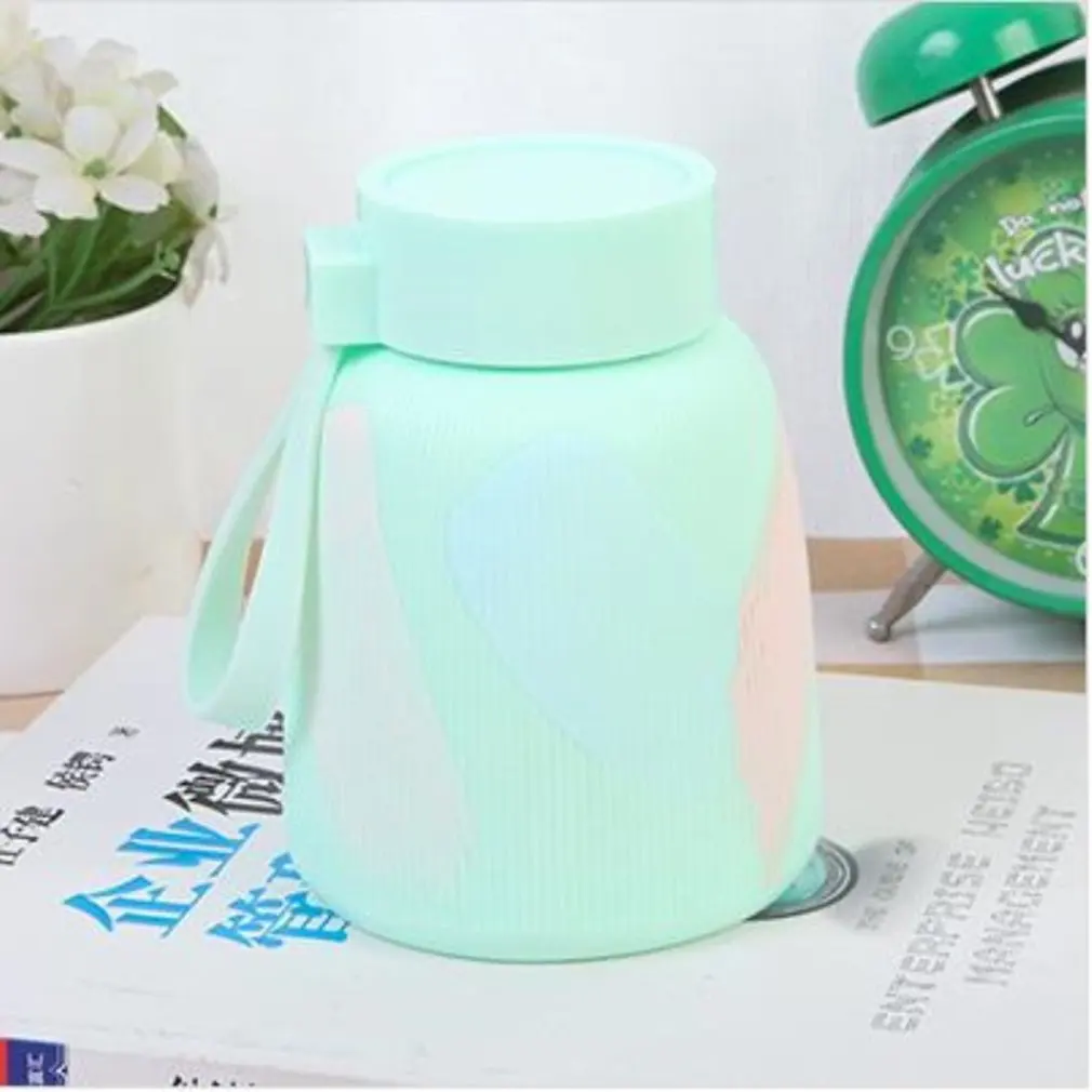 320ml Outdoor Travel Glass Bottle Borosilicate Glass Water Bottle Leak-proof With Silicone Sleeve Cover Lanyard
320ml Outdoor Travel Glass Bottle Borosilicate Glass Water Bottle Leak-proof With Silicone Sleeve Cover Lanyard