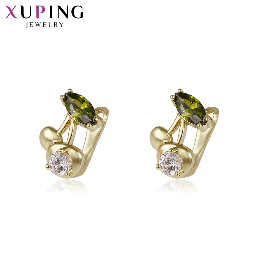 Xuping Fashion Cherry Pattern Earrings With Environmental Copper Jewelry for Women Thanksgiving Gift S38-94319
Xuping Fashion Cherry Pattern Earrings With Environmental Copper Jewelry for Women Thanksgiving Gift S38-94319