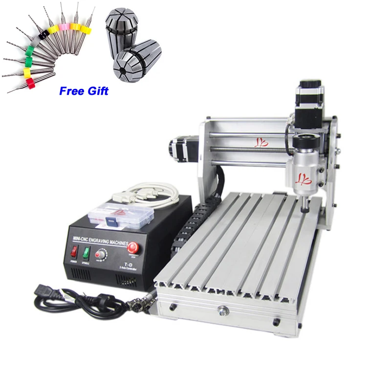 Freeshipping fr UK CNC 3020 Z-DQ Mini Engraving machine for wood PCB,ball screw CNC router 3020Z-DQ 3 axis with tool bits 30pcs
Freeshipping fr UK CNC 3020 Z-DQ Mini Engraving machine for wood PCB,ball screw CNC router 3020Z-DQ 3 axis with tool bits 30pcs
