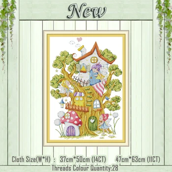 Tree elves cartoon girl decor diy painting counted print on the canvas DMC 11CT 14CT kits Cross Stitch embroidery needlework set
Tree elves cartoon girl decor diy painting counted print on the canvas DMC 11CT 14CT kits Cross Stitch embroidery needlework set