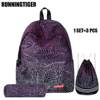 RUNNINGTIGER 3pcs Set Grls School Bags Women Printing Backpack For Teenager Girls Bag Pack Shoulder Drawstring Bags 2017 WM509Z
RUNNINGTIGER 3pcs Set Grls School Bags Women Printing Backpack For Teenager Girls Bag Pack Shoulder Drawstring Bags 2017 WM509Z