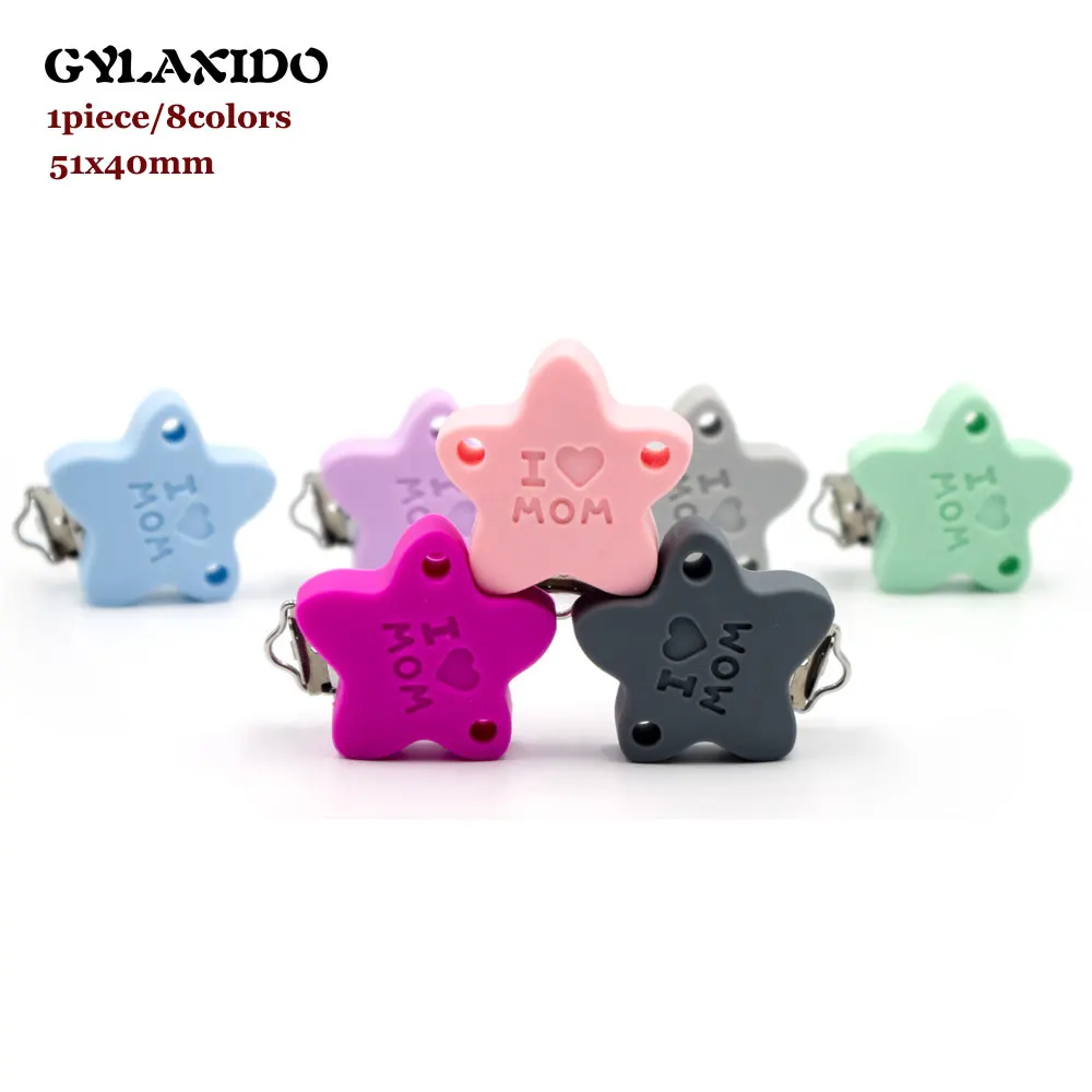 1Pc Anti Fall Baby Pacifier Clip Soother Teether Star Shape Silicone Safe Holder Saliva Towel Support Nipple Holders Newborn Toy
1Pc Anti Fall Baby Pacifier Clip Soother Teether Star Shape Silicone Safe Holder Saliva Towel Support Nipple Holders Newborn Toy