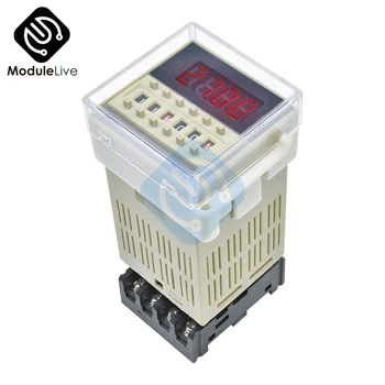PLC Dual Time Relay 220V 110V 12V 24V LED Digital Time Delay Relay Cycle Timer Relay Control Switch Timming Controller with Base
PLC Dual Time Relay 220V 110V 12V 24V LED Digital Time Delay Relay Cycle Timer Relay Control Switch Timming Controller with Base