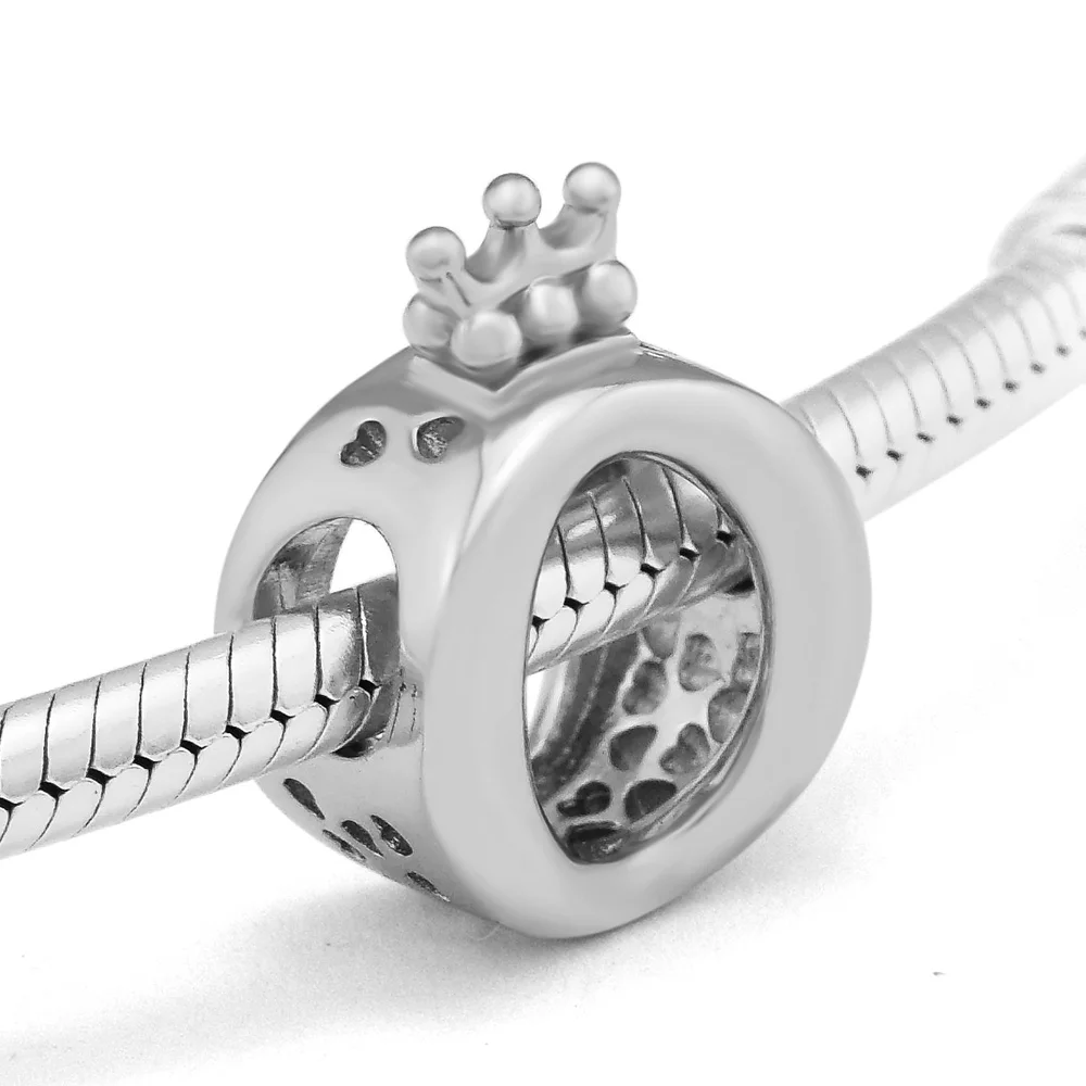 Beads FOR Jewelry Making DIY Sterling-Silver-Jewelry Crown O Bead Charm Silver 925 Original Berloque Perles Charm
Beads FOR Jewelry Making DIY Sterling-Silver-Jewelry Crown O Bead Charm Silver 925 Original Berloque Perles Charm