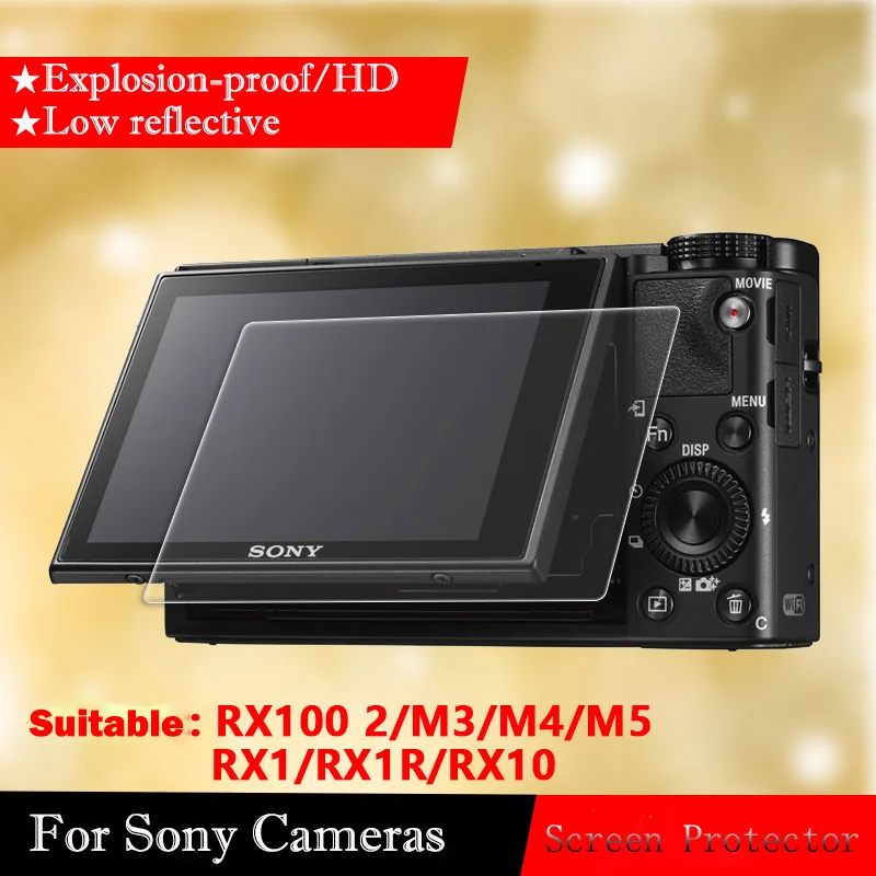 Tempered Glass Screen Protector For Sony RX100 M5 M4 M3 M2 RX1 RX10 A7R2 A7M2 A7SII Camera film Steel film RX100M5 RX100M4 3 2 1
Tempered Glass Screen Protector For Sony RX100 M5 M4 M3 M2 RX1 RX10 A7R2 A7M2 A7SII Camera film Steel film RX100M5 RX100M4 3 2 1