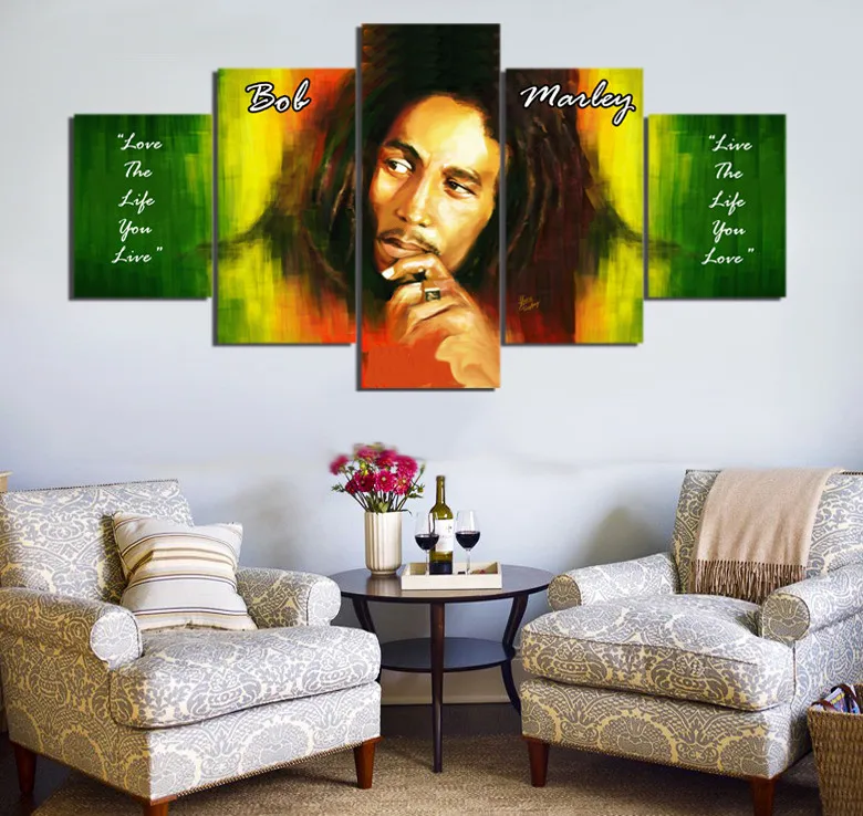 5 Pieces Wailing Wailers Reggae Originator Bob Marley Home Wall Decor Canvas Picture Art HD Print Painting On Canvas Artworks
5 Pieces Wailing Wailers Reggae Originator Bob Marley Home Wall Decor Canvas Picture Art HD Print Painting On Canvas Artworks