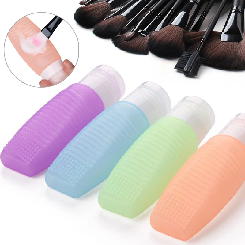 Silicone Bottle with Clean Brush 48 78ML Portable Travel Bottle Refillable Empty Container for Shampoo Cosmetic Cream Travel Set
Silicone Bottle with Clean Brush 48 78ML Portable Travel Bottle Refillable Empty Container for Shampoo Cosmetic Cream Travel Set