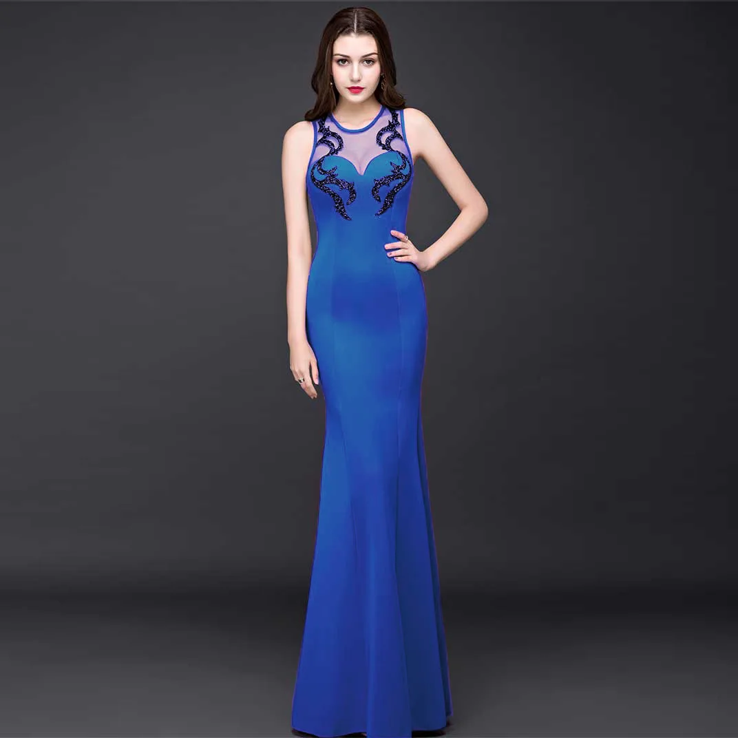 Cheap Long Blue Mermaid Evening Dresses Sweetheart Beaded Elegant Prom Wedding Party Evening Gowns Dress Black Vestido De Festa
Cheap Long Blue Mermaid Evening Dresses Sweetheart Beaded Elegant Prom Wedding Party Evening Gowns Dress Black Vestido De Festa