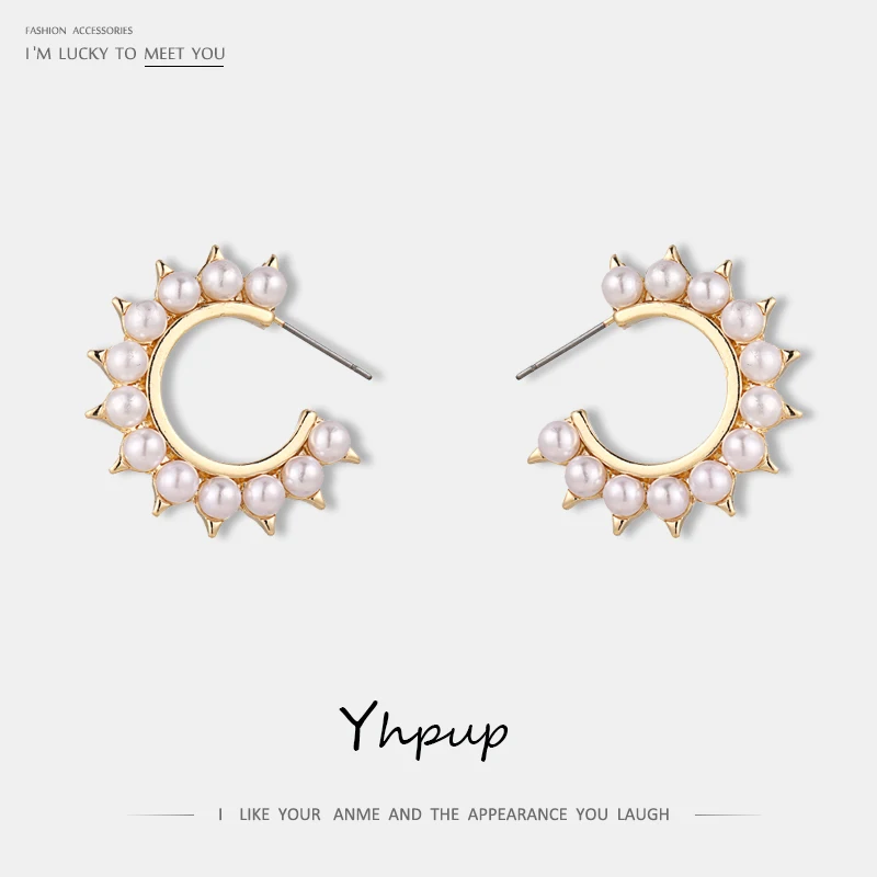 Yhpup Fashion Exquisite Elegant Geometric Imitation Pearl Stud Earrings Romantic Statement Charm Jewelry For Women Party Wedding
Yhpup Fashion Exquisite Elegant Geometric Imitation Pearl Stud Earrings Romantic Statement Charm Jewelry For Women Party Wedding