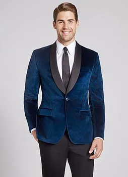 Modern Navy Blue Velvet Shawl Lapel Men Suit 2018 Latest Coat Pant Designs Formal Slim Fit Wedding Clothes Bridegroom man suit
Modern Navy Blue Velvet Shawl Lapel Men Suit 2018 Latest Coat Pant Designs Formal Slim Fit Wedding Clothes Bridegroom man suit